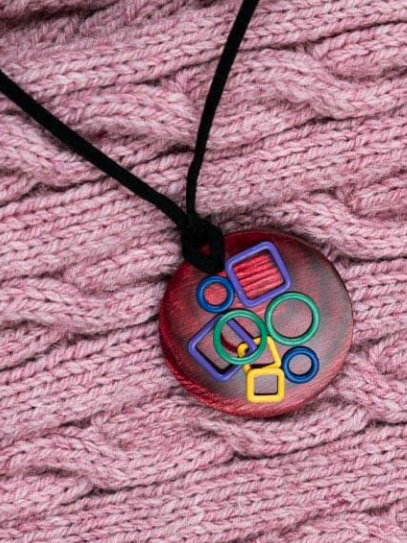 KnitPro Magnetic Knitter's Necklace Kit Cherry