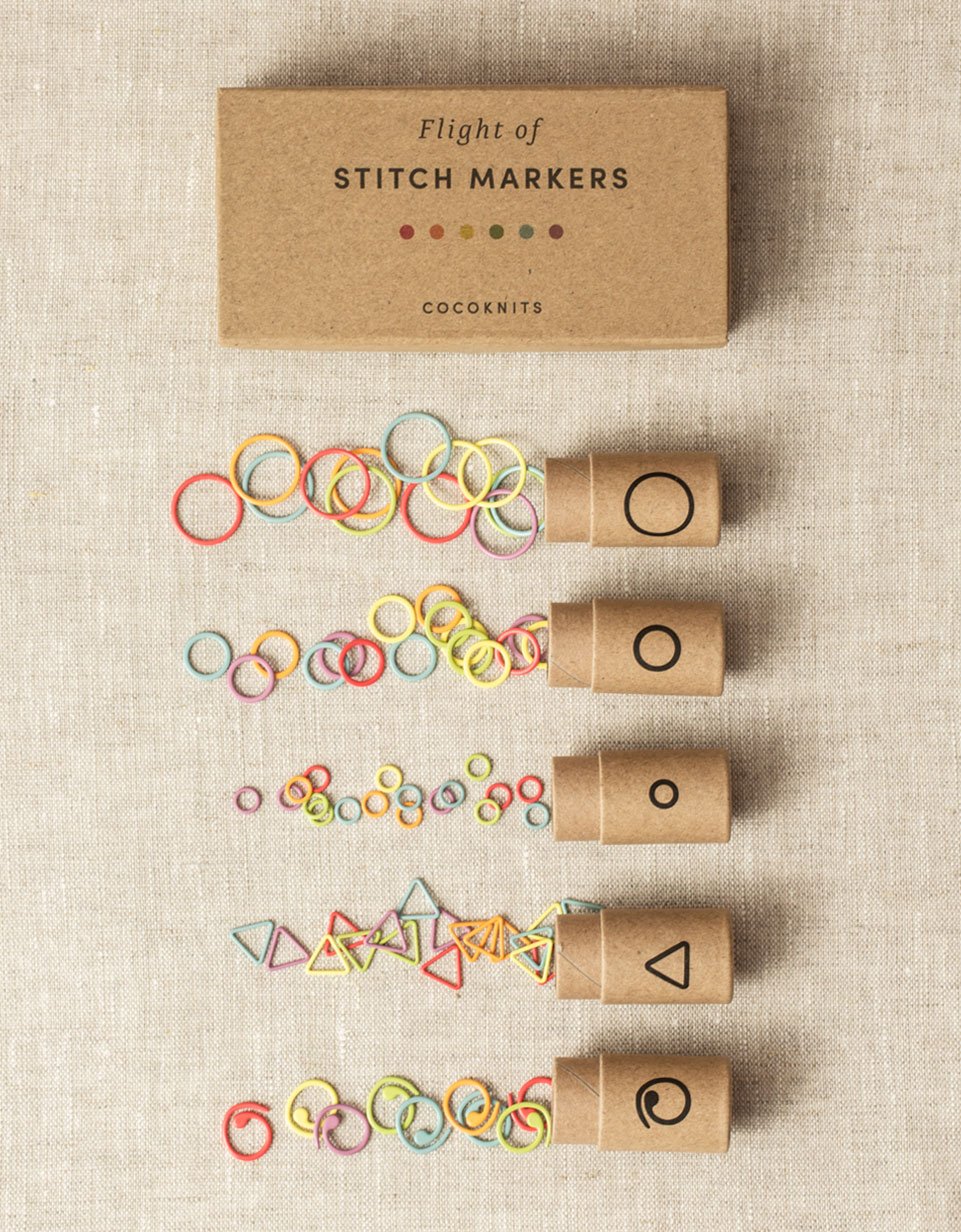 Cocoknits Flight of Stitch Markers - silmukkamerkkisetti