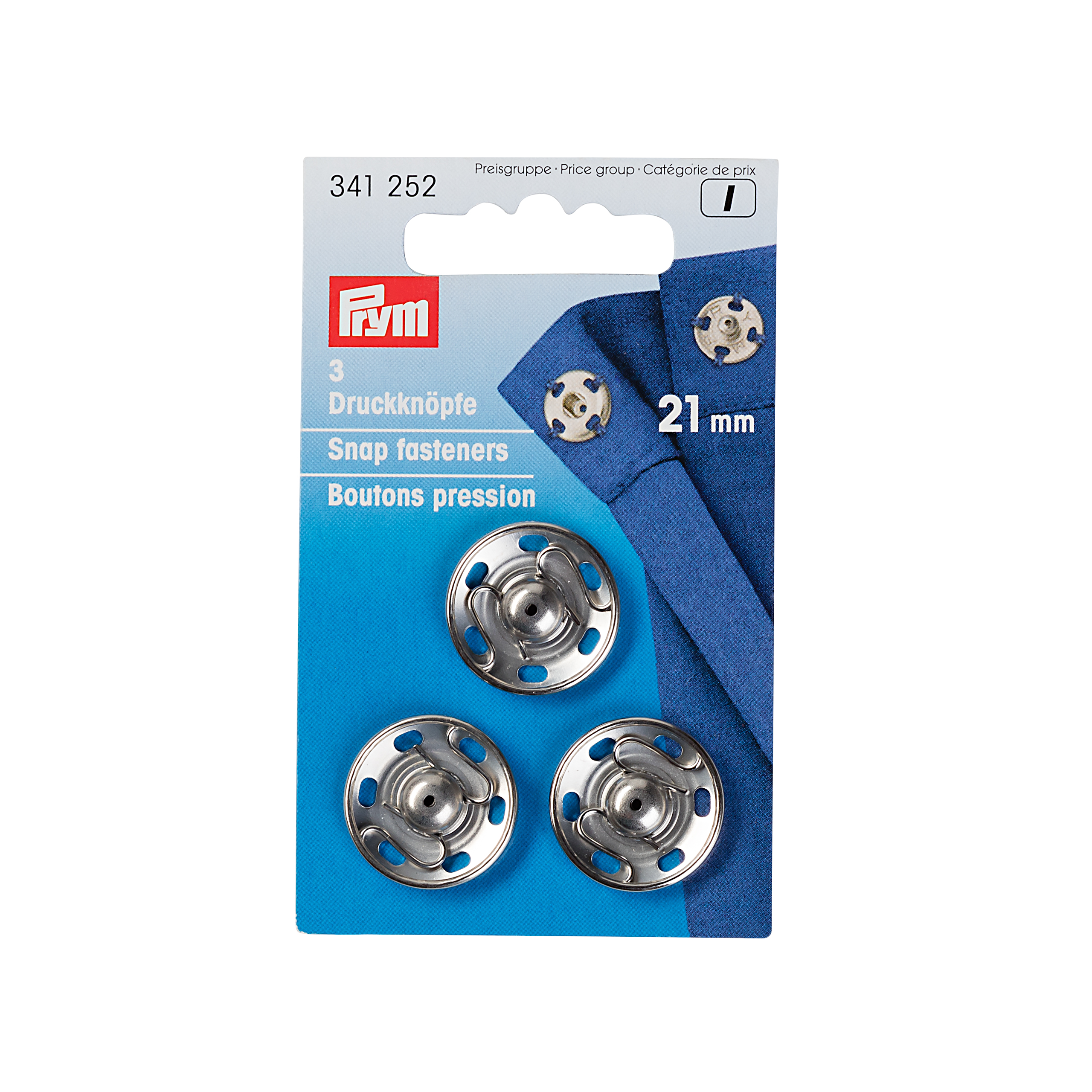 Snap fasteners  21mm 