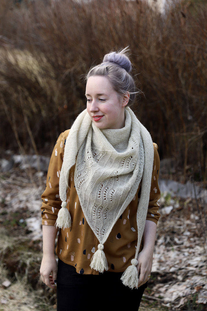Anna Johanna - Onni Shawl Knitting Pattern Print FI