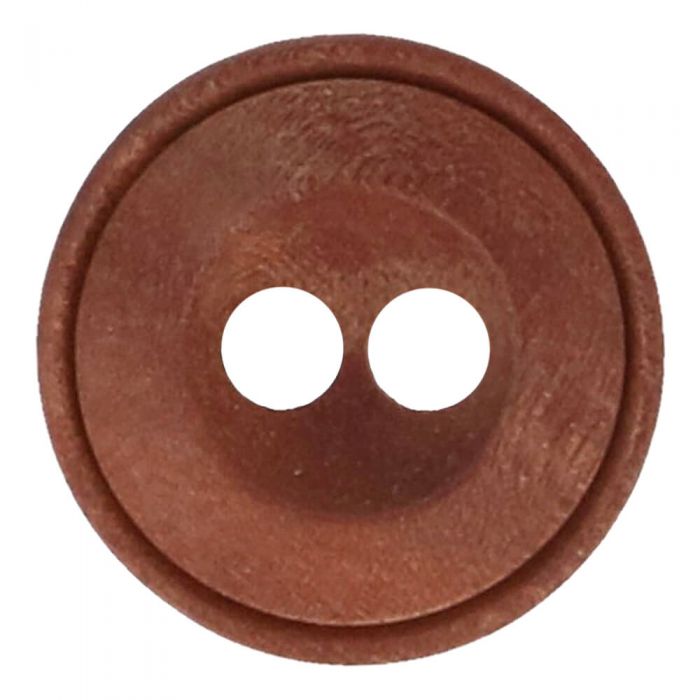 Wood button 20mm dark brown