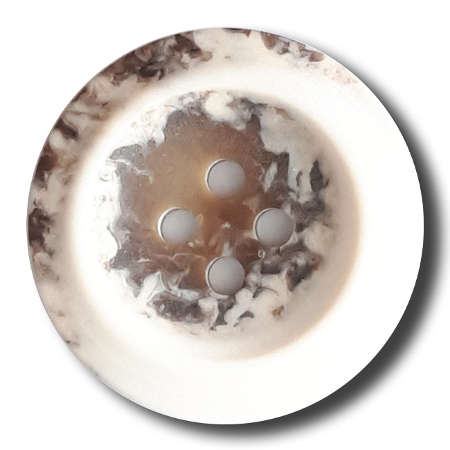 Polyester Button Marble Pattern 20mm