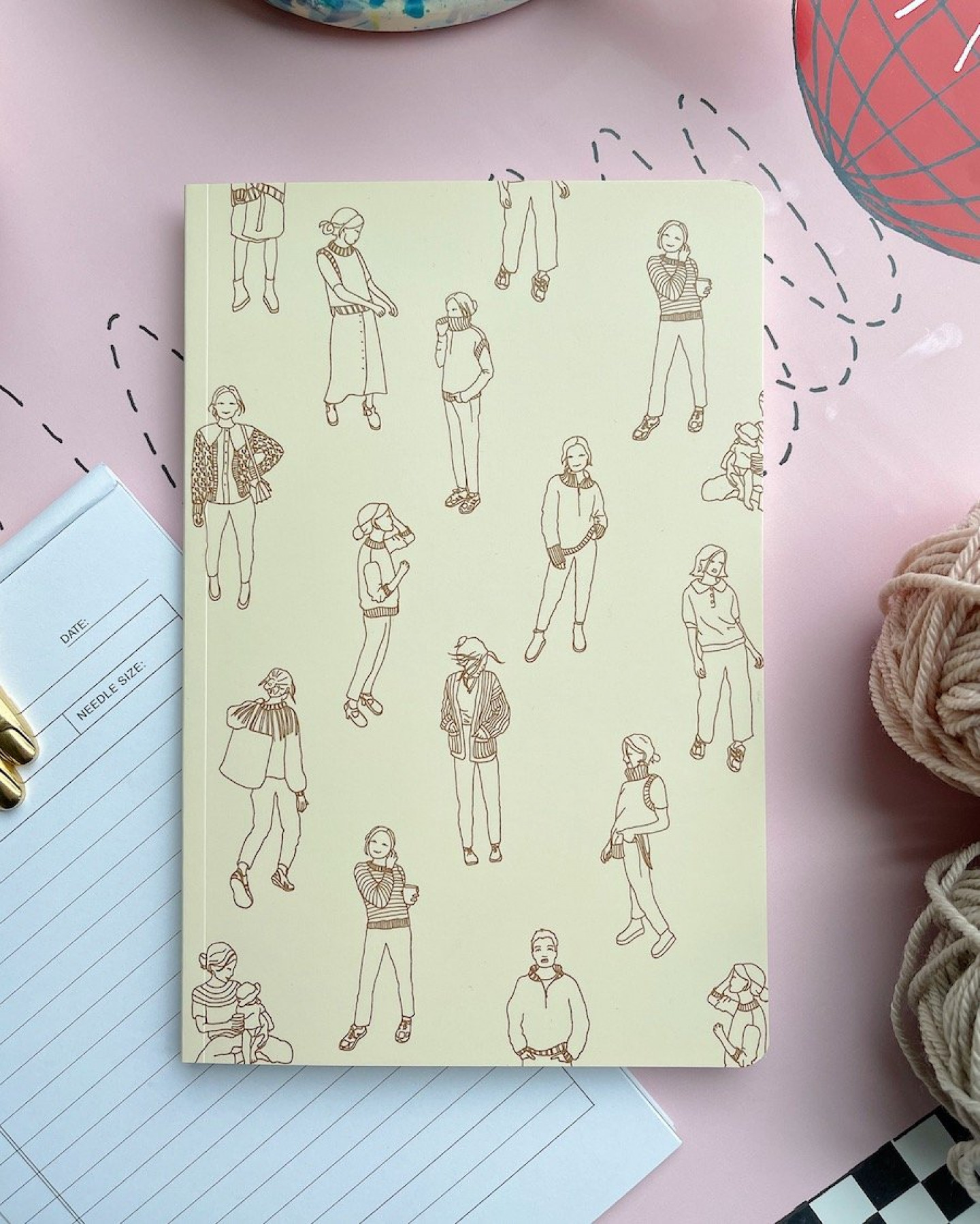 PetiteKnit "Knitting Journal - Petit Signatur"-muistilehtiö