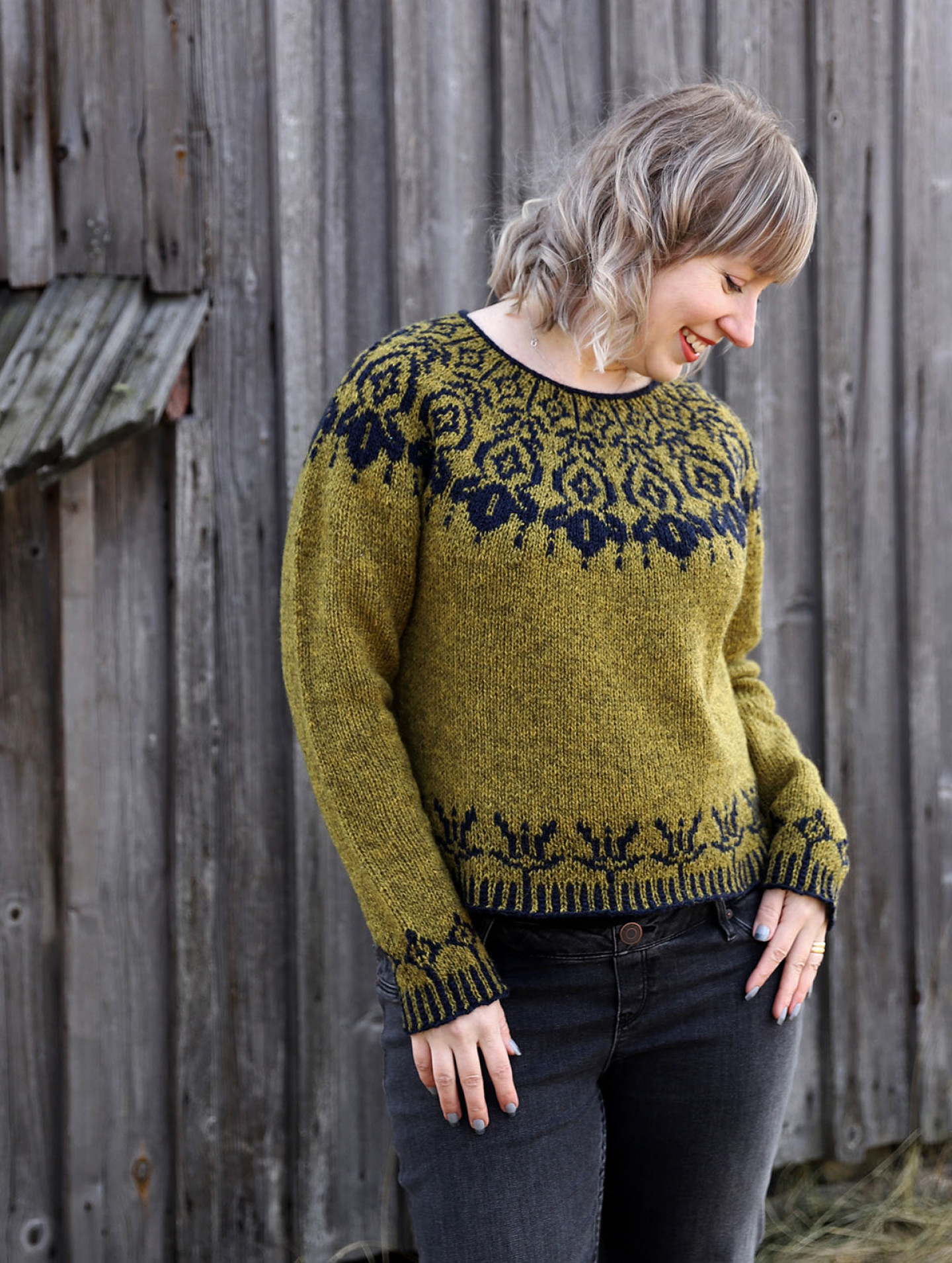 Anna Johanna Camellia knitting pattern
