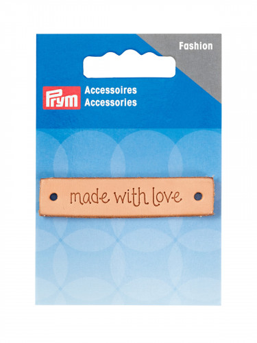 Prym Made With Love Leather Tag 60x13mm