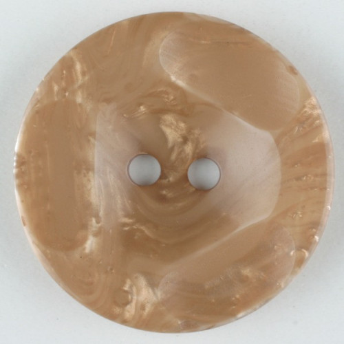 Polyamid Button Concave 30mm Beige