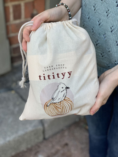 Titityy Cotton Knitting Bag