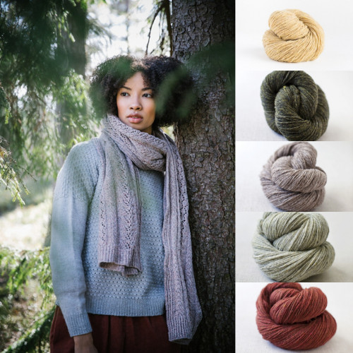Pick a Yarn for a Laine Magazine Issue 8 Kelo Pattern