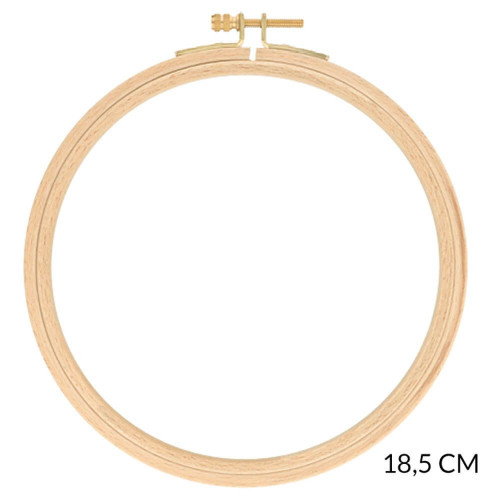 DMC Puinen Kirjontakehys Pyöreä 18,5 cm
