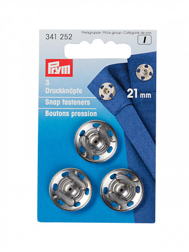 Snap fasteners 21mm 