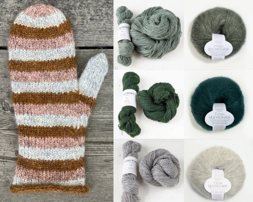 Torppa Mittens Pattern + Yarn Set 5