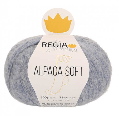 Regia Premium Alpaca Soft 050 hellblau meliert