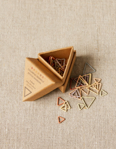 Cocoknits Triangle Stitch Markers Earth Tones