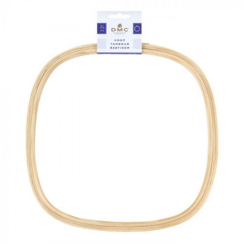 DMC Wooden Embroidery Hoop Square 25 x 25 cm