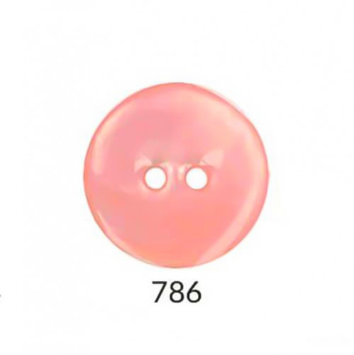 Helmiäisnappi Emaloitu 21.25mm 786 Pinkki