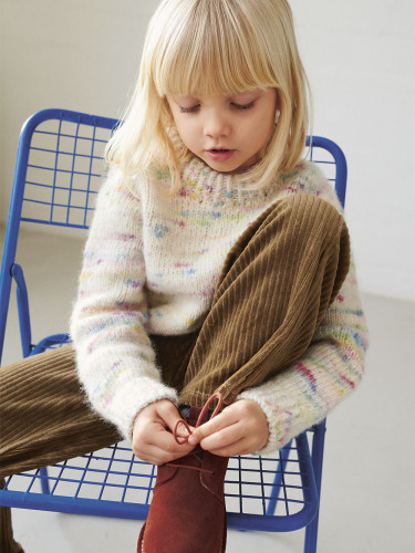 Sandnes 2401-5 Debutant Sweater Junior Pattern english