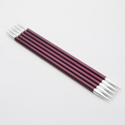 KnitPro Zing Double Pointed Needles 20cm 6.00mm
