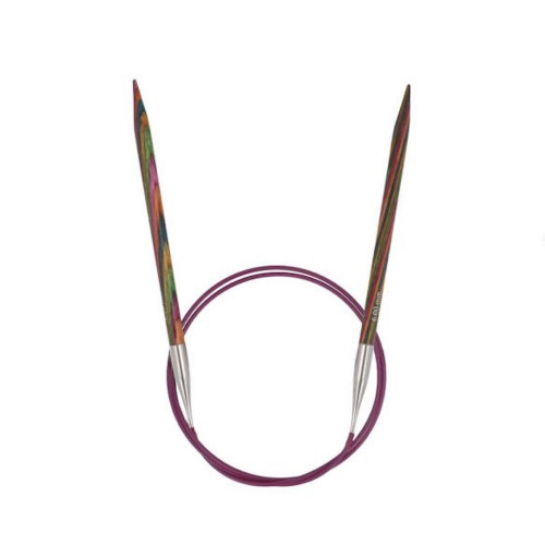 KnitPro Symfonie Wood Fixed Circular Needles 80cm 6.00mm
