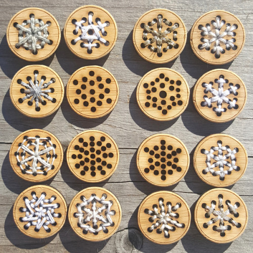 Katrinkles Snowflake Button, 3.2 cm