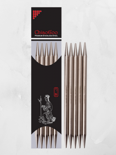 ChiaGoo SS Double Pointed Needles