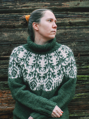 Ihtiriekko Hiisi Sweater Pattern in Finnish