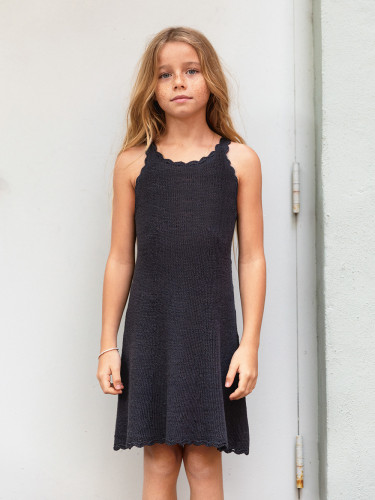 Sandnes 2405-1 Linnea Dress Junior Neuleohje englanti
