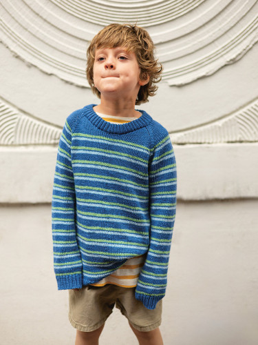 Sandnes 2405-7 Collin Sweater Junior Pattern english