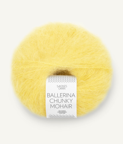 Sandnes Garn Ballerina Chunky Mohair 9004 Lemon