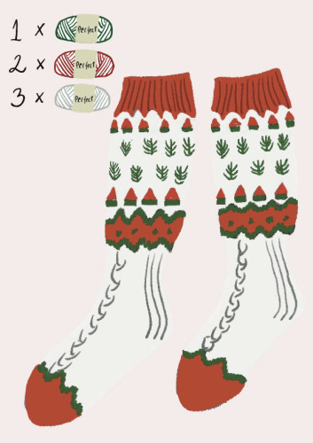 Piilopirtti Socks Pattern