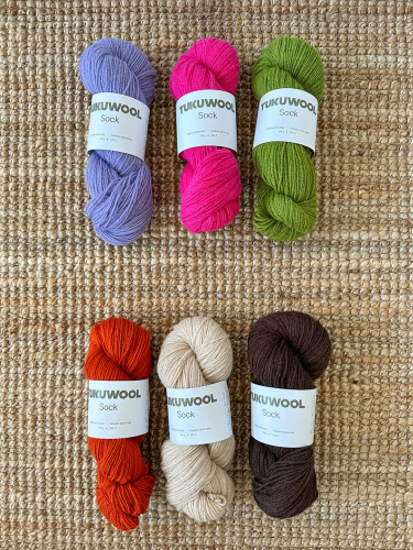 Tukuwool Sock Color Bundle, Spring